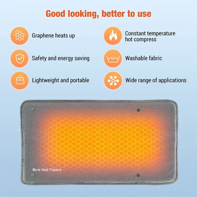 Graphene USB Fast Heating Warming Pad 7
