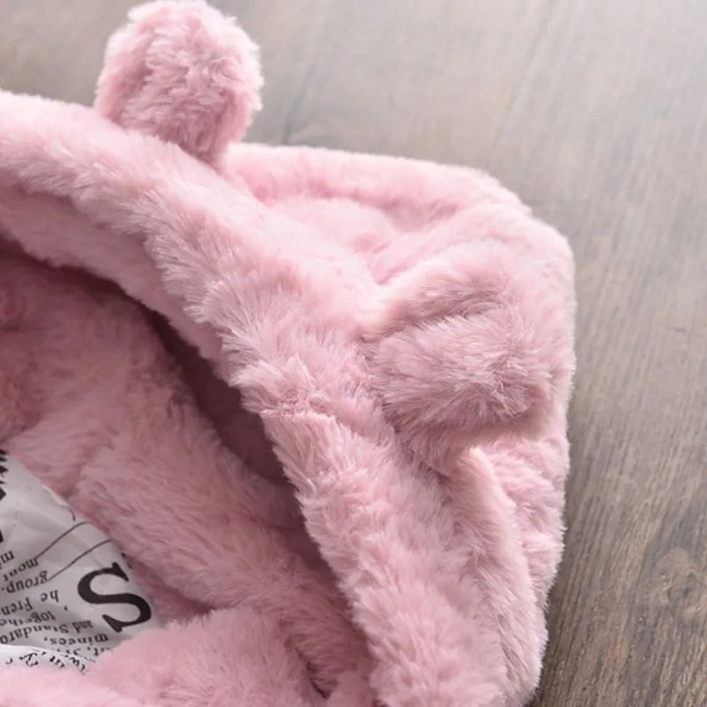 Baby Girls Faux Fur Hooded Winter Coat 5