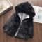 Baby Girls Faux Fur Hooded Winter Coat 12