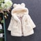 Baby Girls Faux Fur Hooded Winter Coat 2