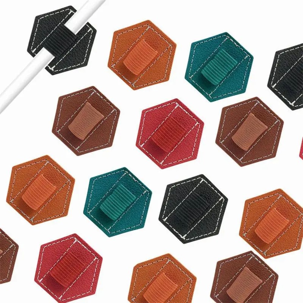 PU Adhesive Magnetic Pen Holder For Tablet And Laptop 11