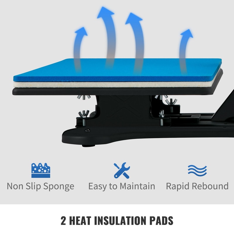 SucceBuy 5in1 12x15 Heat Press Machine 9