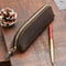 Vintage Leather Pencil And Pen Storage Pouch 5