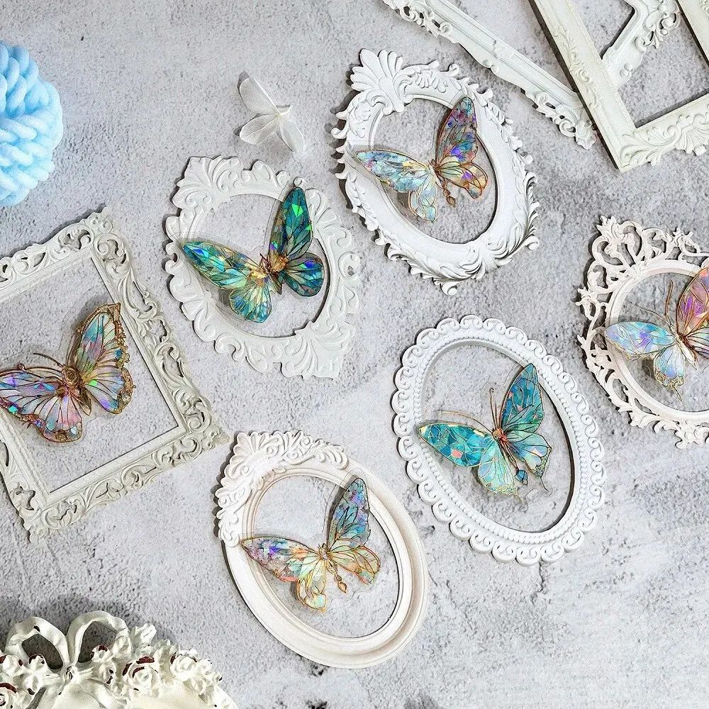 Vintage Hollow Relief Design Cardstock Sheets Set 3