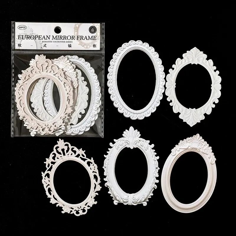 Vintage Hollow Relief Design Cardstock Sheets Set 12