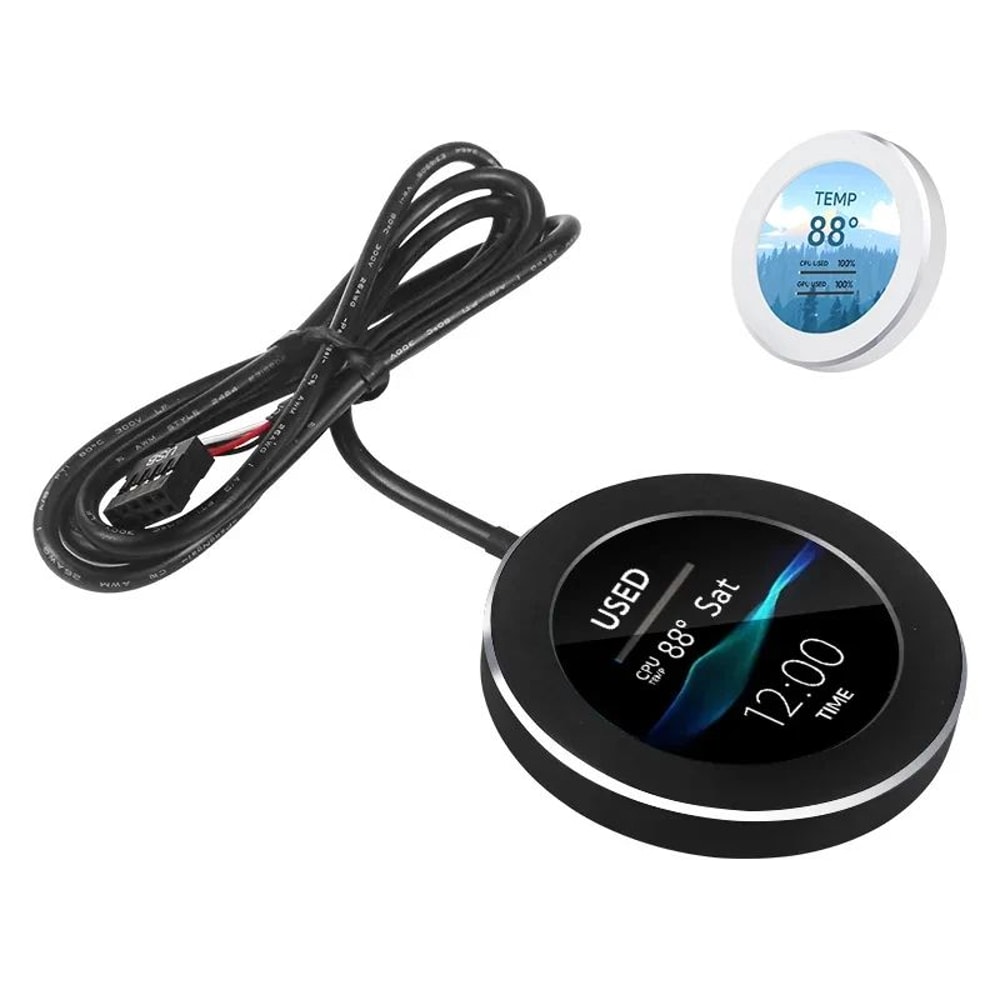 USB 28 Inch Round IPS Secondary Monitor Display 5