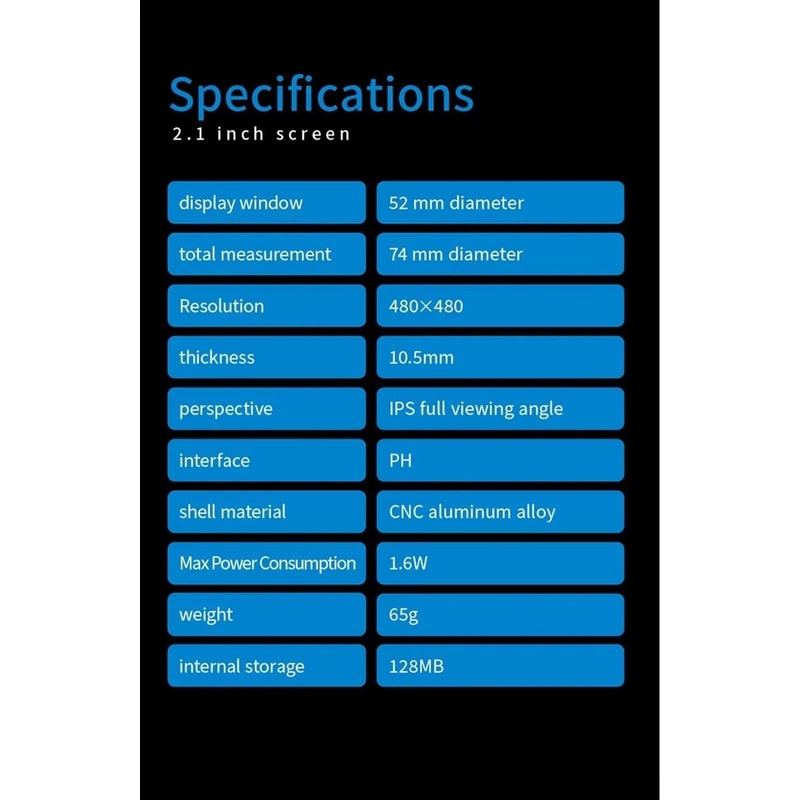 USB 28 Inch Round IPS Secondary Monitor Display 7