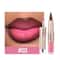 Black Brown DoubleHead Lip Liner And Gloss Set 16
