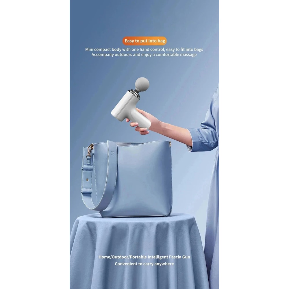 Portable HOMEFISH Electric Massage Gun With LED Display 7