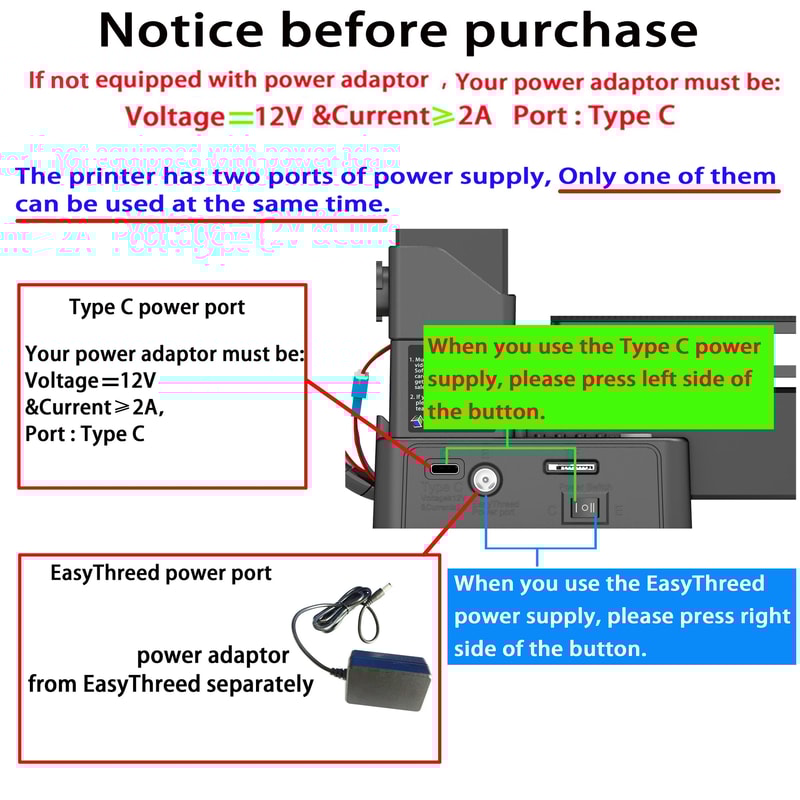 EasyThreed EntryLevel 3D Printer With Power Adapter 7