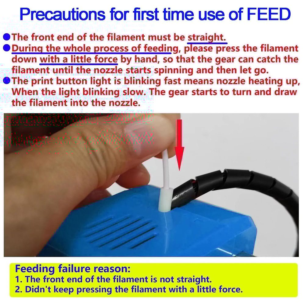 EasyThreed EntryLevel 3D Printer With Power Adapter 11
