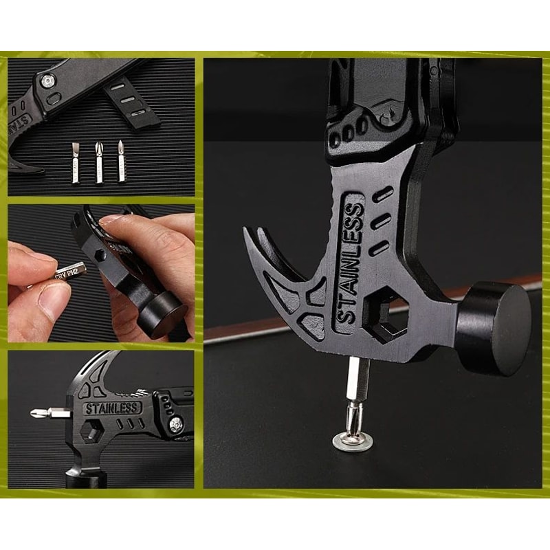 Outdoor MultiFunctional Folding Claw Hammer 10