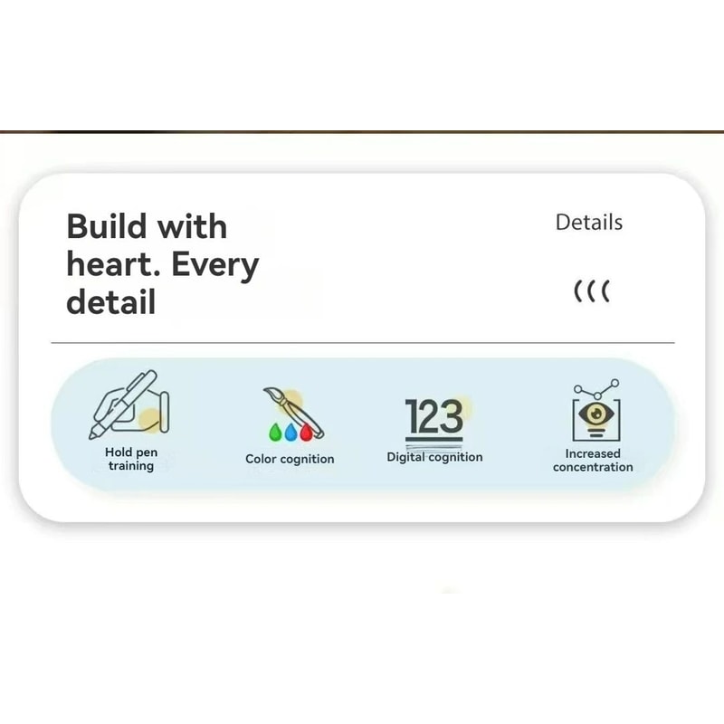 Magnetic Maze Walking Ball Early Education Puzzle 8