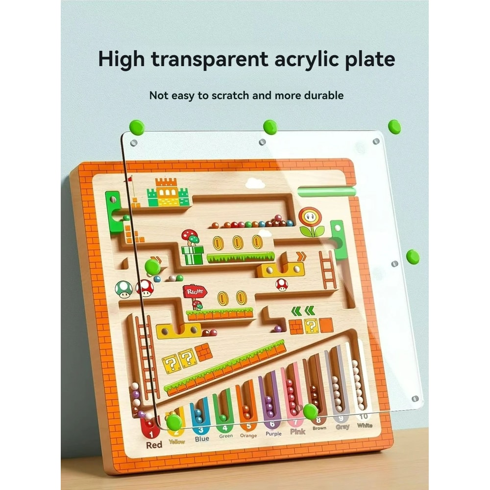 Magnetic Maze Walking Ball Early Education Puzzle 13