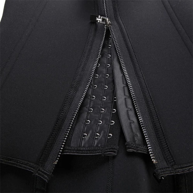 Womens Zipper Waist Trainer Tank Top Body Shaper 3