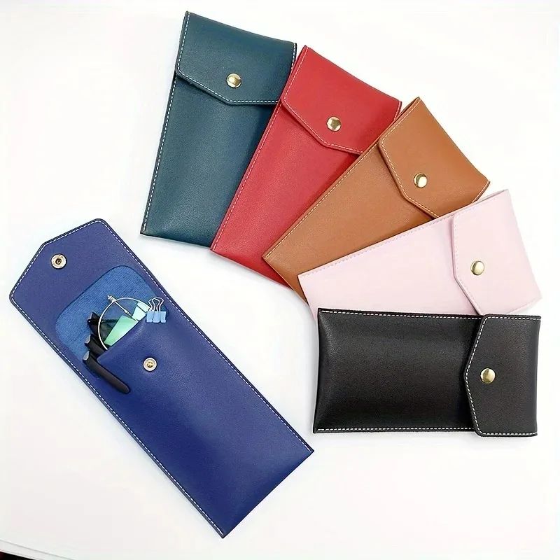 PU Leather LargeCapacity Pencil And Stationery Case 2