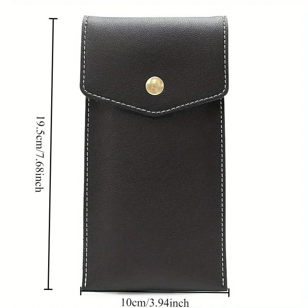 PU Leather LargeCapacity Pencil And Stationery Case 5