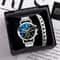 Mens Quartz Steel Band Business Watch 5