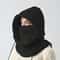 Unisex Winter Knit Balaclava Hood With Drawstring 6