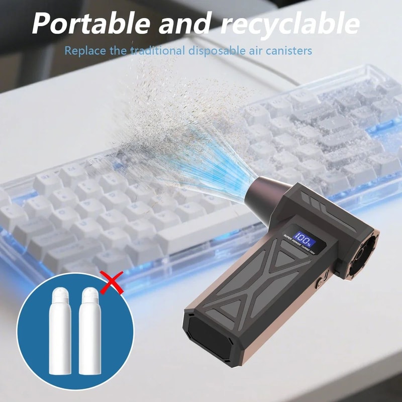 P70 4Gear Cordless Air Blower With LED And Battery Display 8