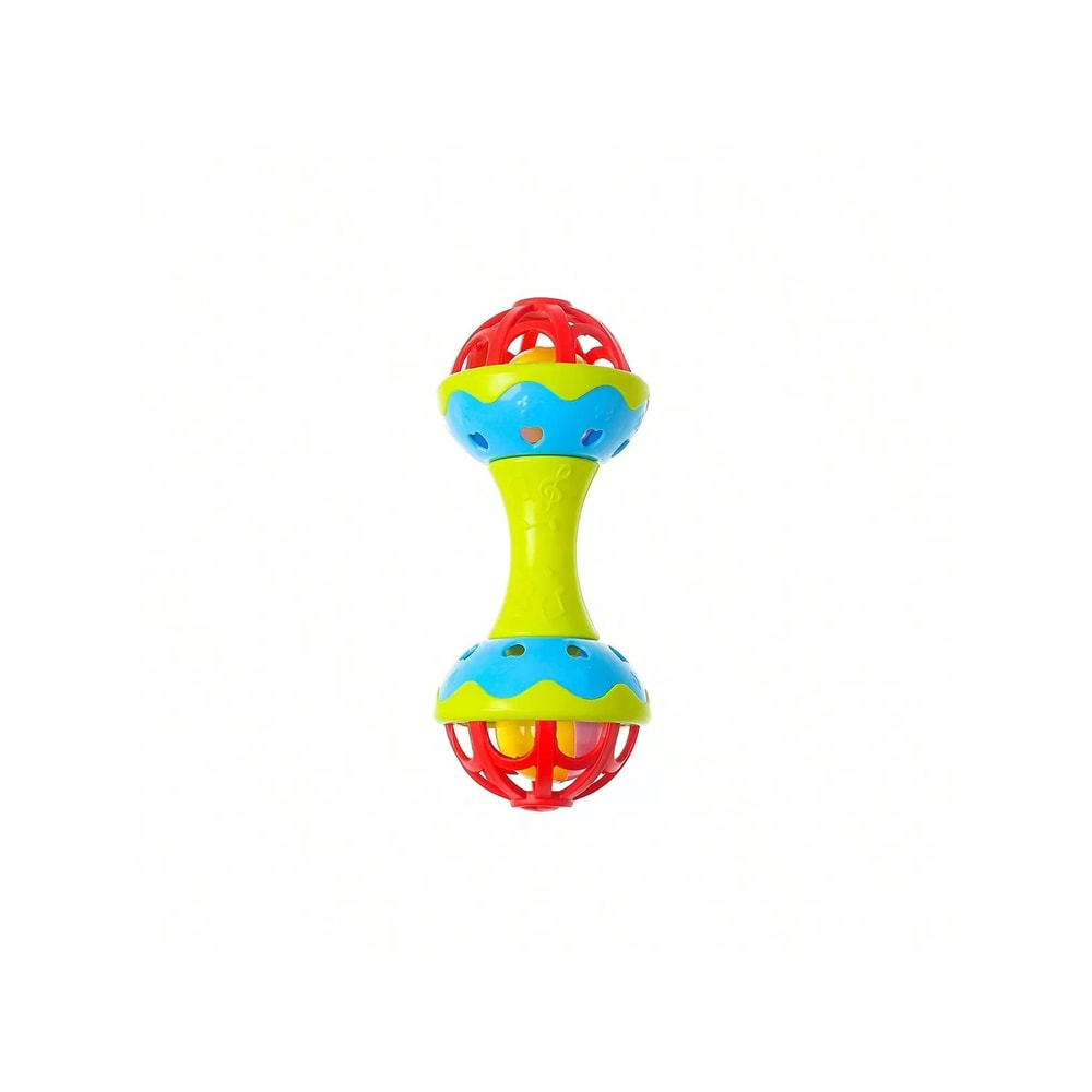 Toddler DoubleHeaded Hand Rattle Toy 3