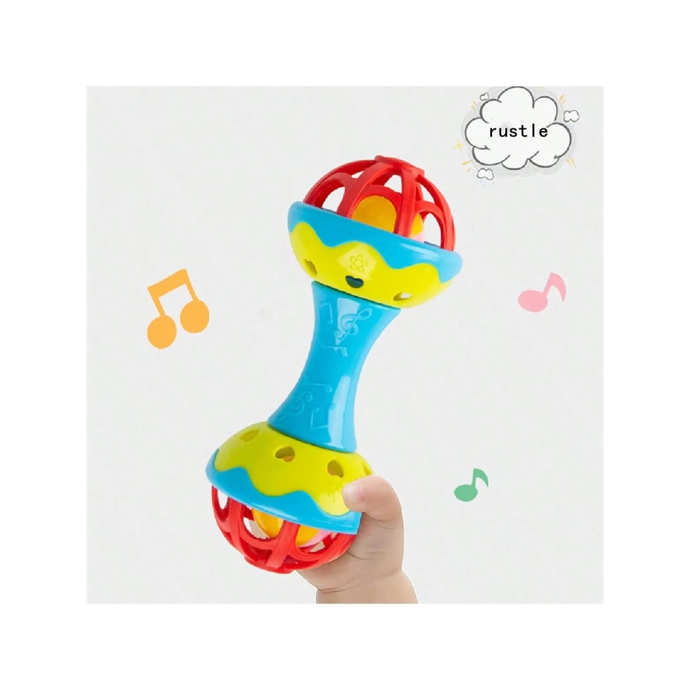 Toddler DoubleHeaded Hand Rattle Toy 5