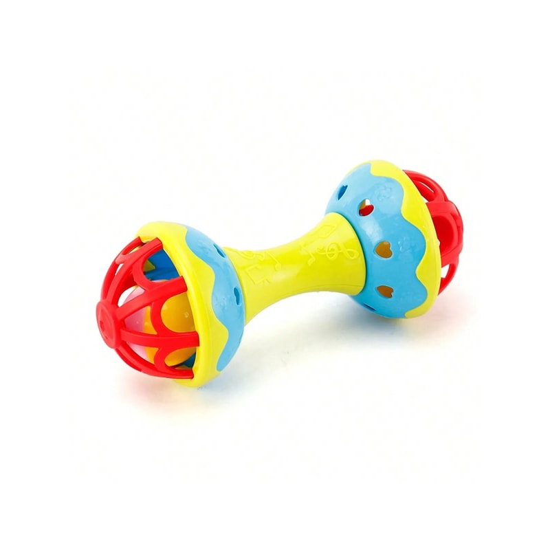 Toddler DoubleHeaded Hand Rattle Toy 7