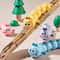 Cartoon Clockwork Caterpillar Crawling WindUp Toy 0