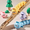 Cartoon Clockwork Caterpillar Crawling WindUp Toy 0