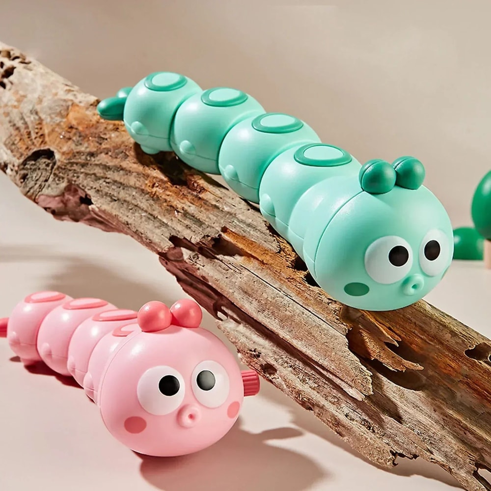 Cartoon Clockwork Caterpillar Crawling WindUp Toy 1