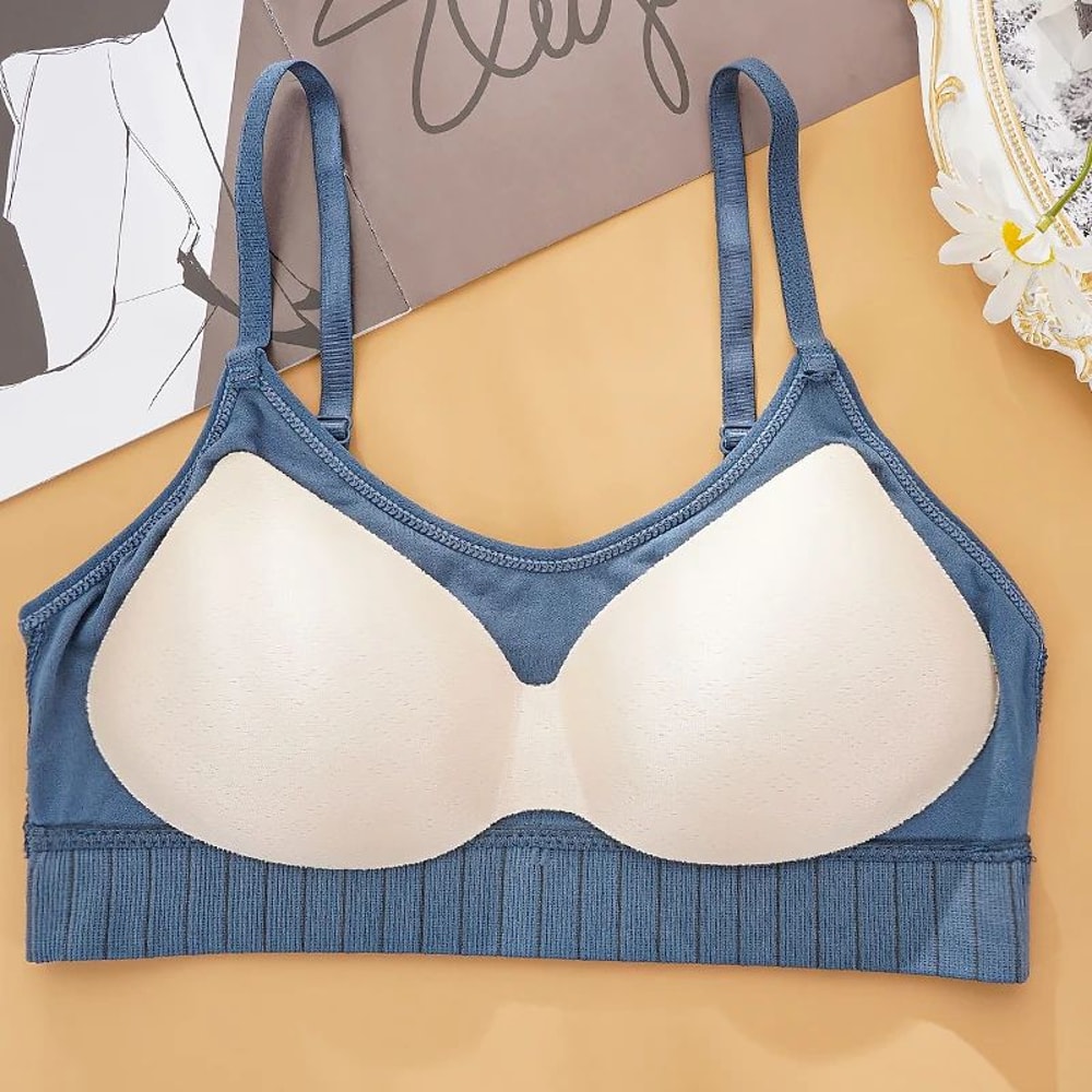 Seamless Wireless Padded Bralette Crop Top 3