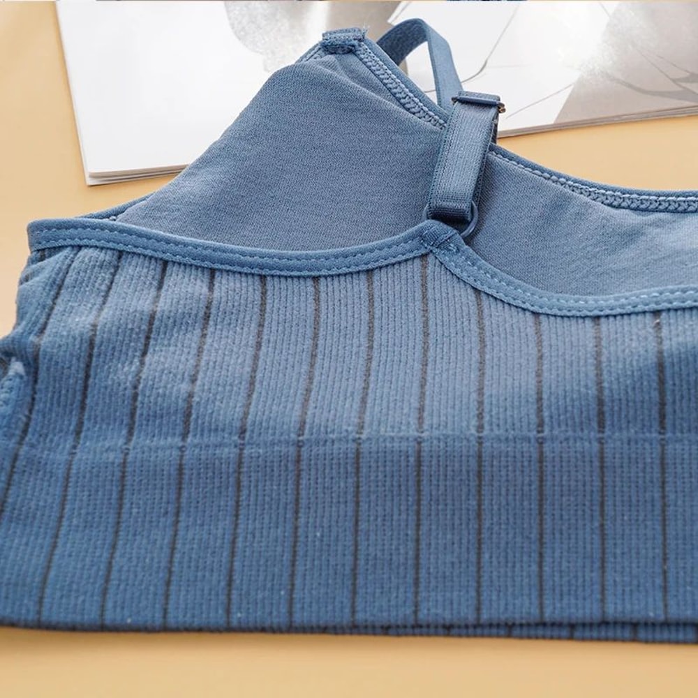 Seamless Wireless Padded Bralette Crop Top 6