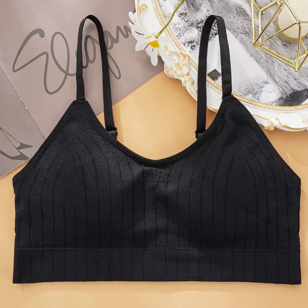 Seamless Wireless Padded Bralette Crop Top 9