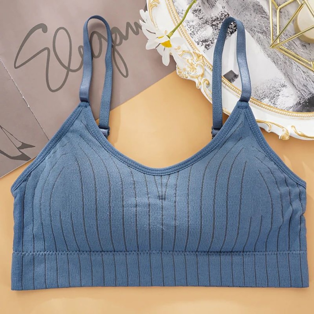 Seamless Wireless Padded Bralette Crop Top 14