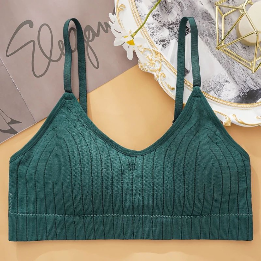 Seamless Wireless Padded Bralette Crop Top 15