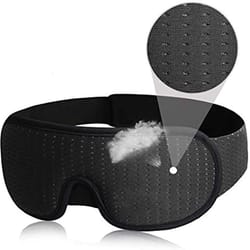 3d soft padded sleep eye mask blindfold