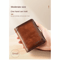 Genuine Leather RFID Trifold Wallet For Men Organized Carry Privacy Protection 13