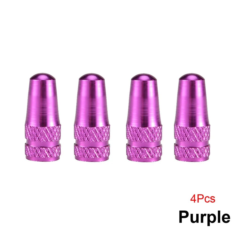 Aluminum Presta Valve Caps 4PCS For Road MTB Bike 7