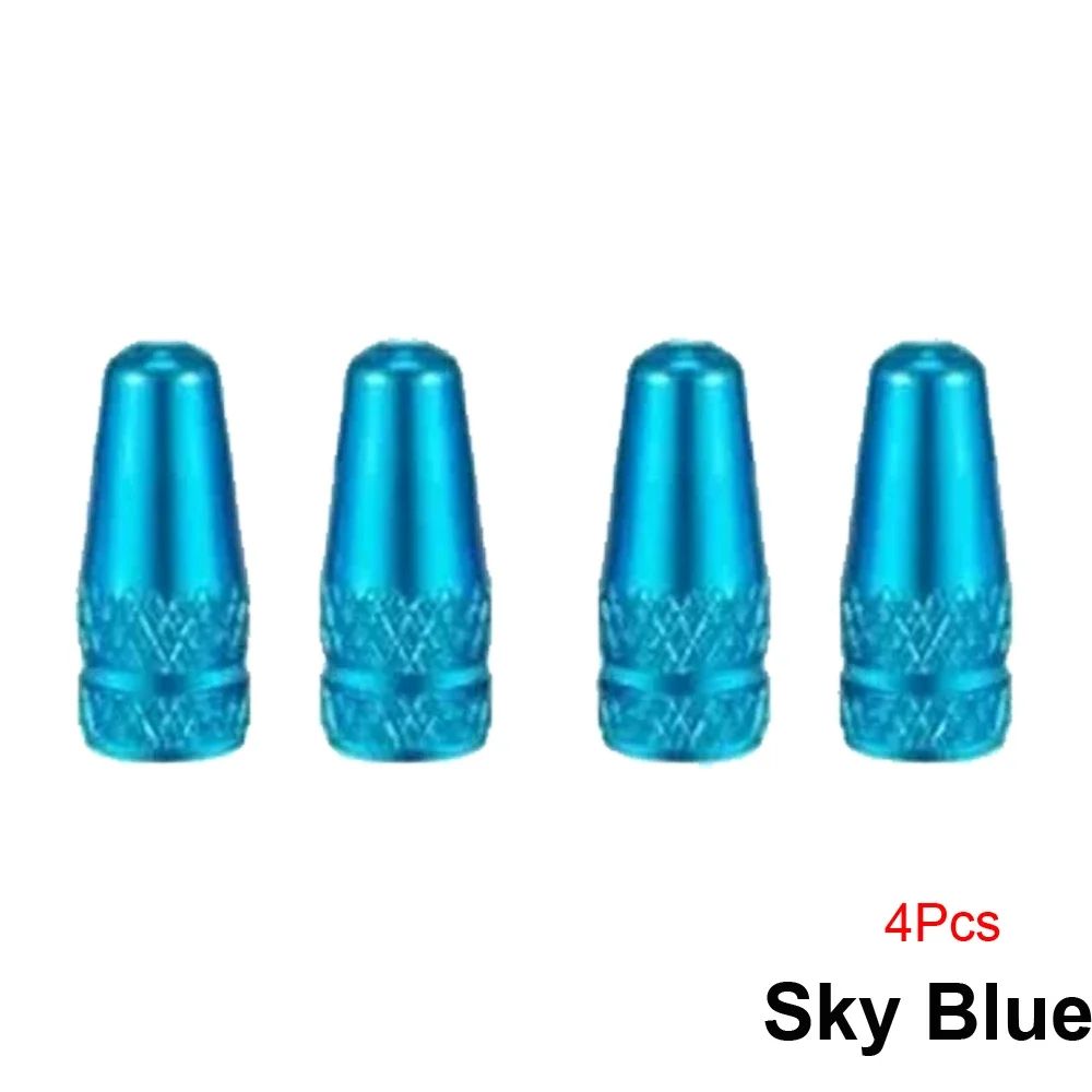 Aluminum Presta Valve Caps 4PCS For Road MTB Bike 9