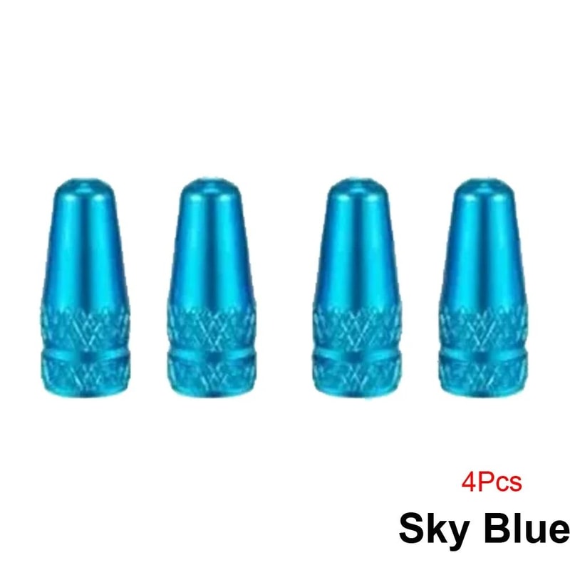 Aluminum Presta Valve Caps 4PCS For Road MTB Bike 9