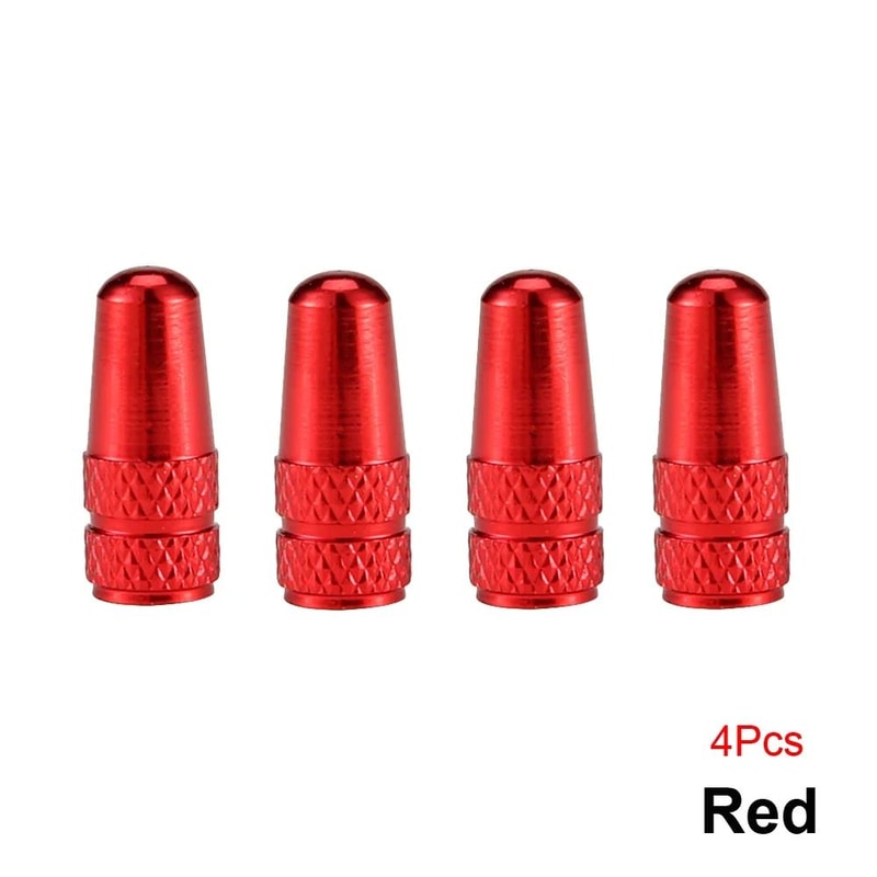 Aluminum Presta Valve Caps 4PCS For Road MTB Bike 13
