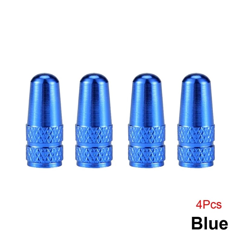 Aluminum Presta Valve Caps 4PCS For Road MTB Bike 14