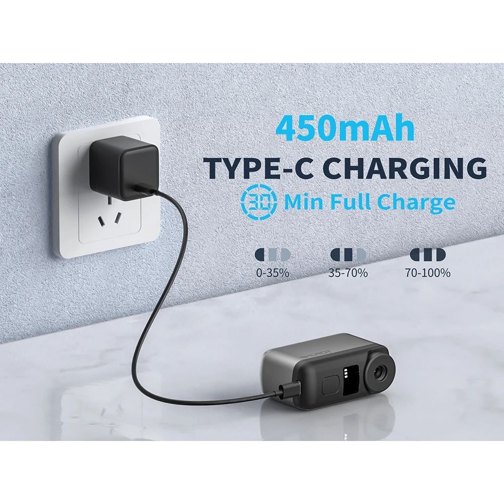 TOPUMP TB2 PRO Mini Electric Bike Pump 120PSI Portable Inflator 10