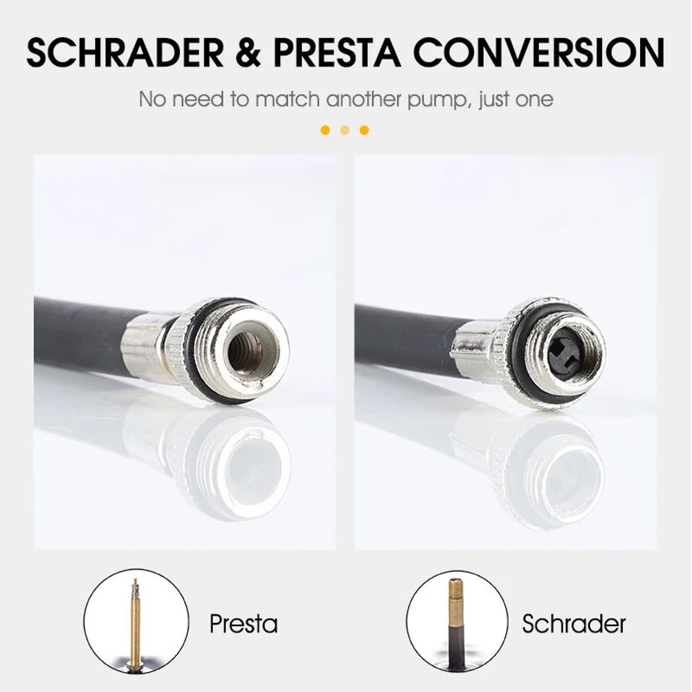 WEST BIKING Mini Bike Pump 100PSI Aluminum Alloy 1