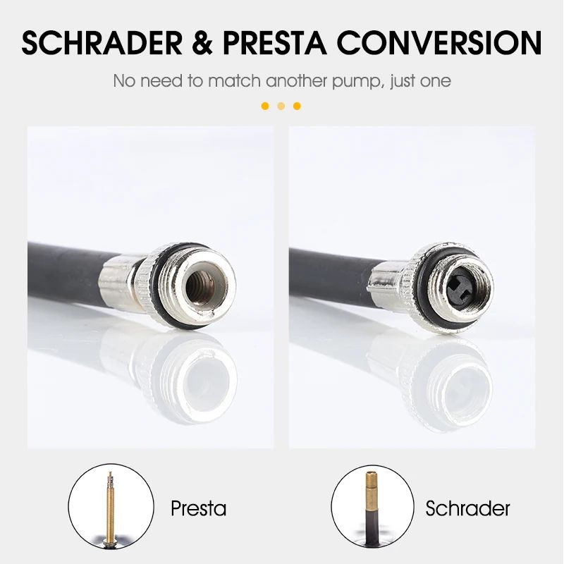 WEST BIKING Mini Bike Pump 100PSI Aluminum Alloy 1