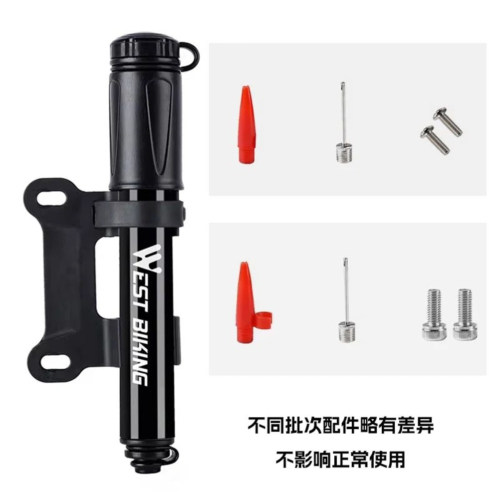 WEST BIKING Mini Bike Pump 100PSI Aluminum Alloy 6