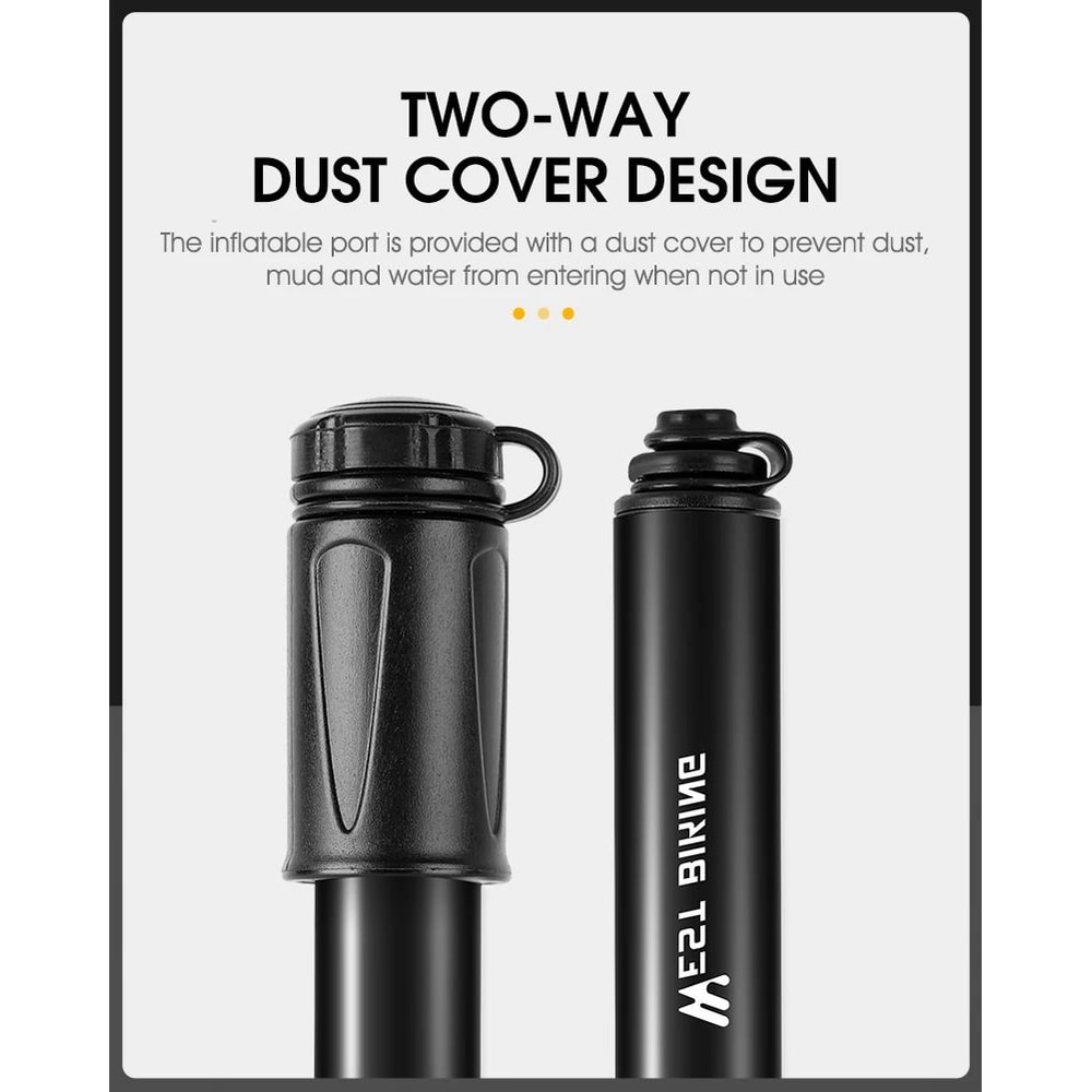 WEST BIKING Mini Bike Pump 100PSI Aluminum Alloy 13