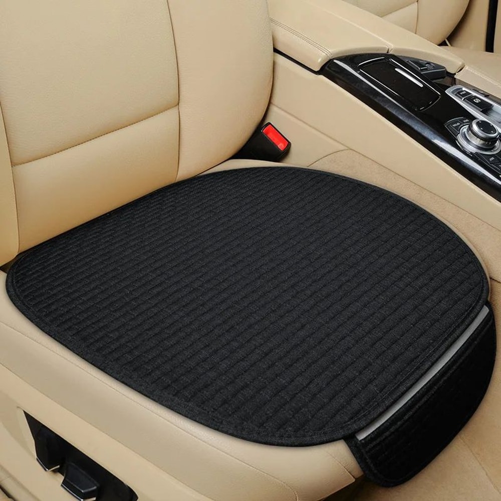 Universal Breathable Linen Car Seat Cover Front Seat Protector 9