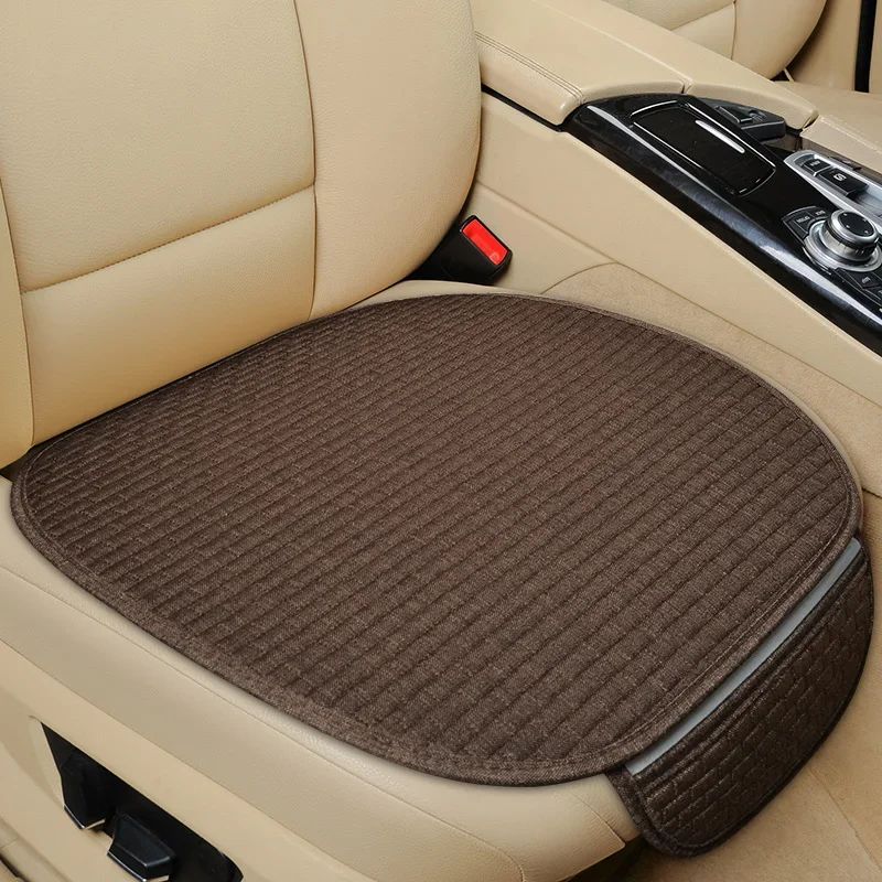 Universal Breathable Linen Car Seat Cover Front Seat Protector 10