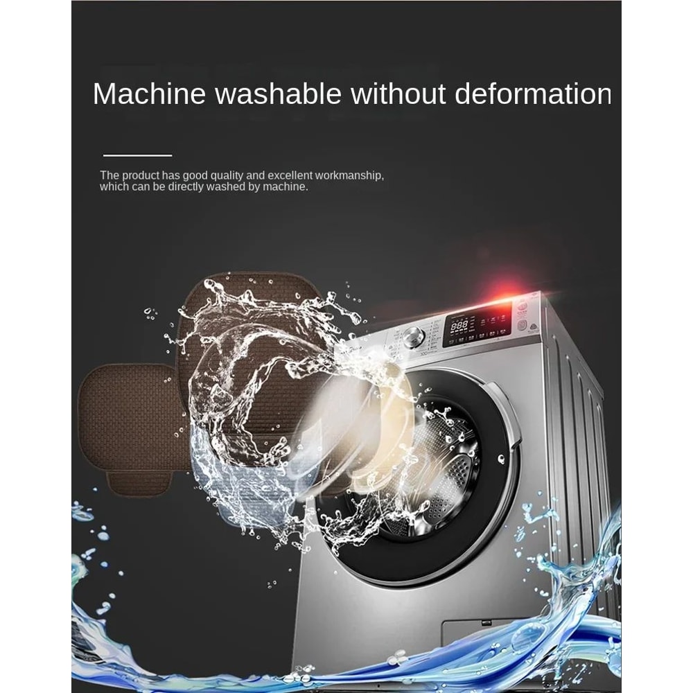 Universal Breathable Linen Car Seat Cover Front Seat Protector 8